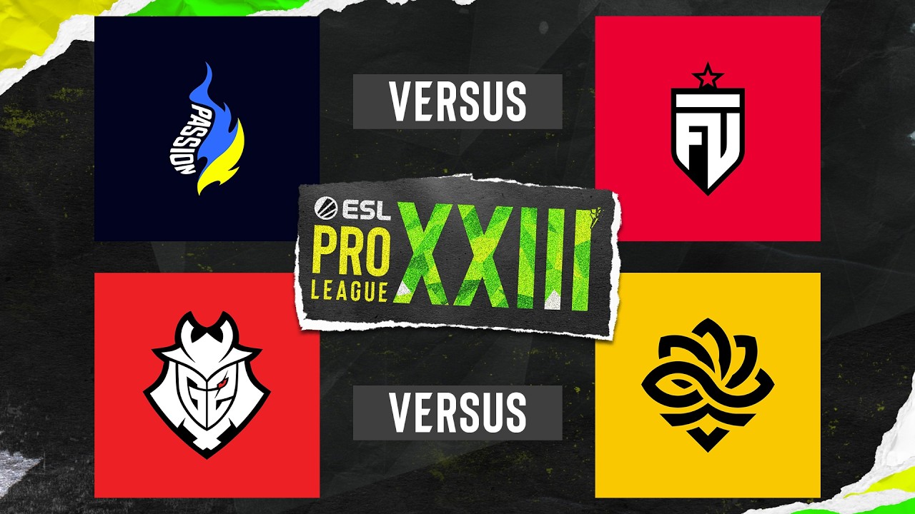 ESL Pro League S23 - Stage 1 - PassionUA vs FUT | G2 Esports vs Legacy