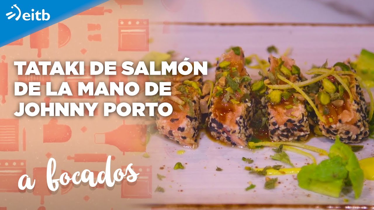 Tataki de salmón, de la mano de Johnny Porto, cocinero de la Real Sociedad