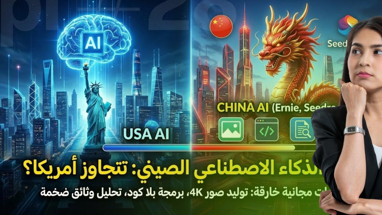 الذكاء الاصطناعي الآسيوي المجاني يتفوق على منافسيه