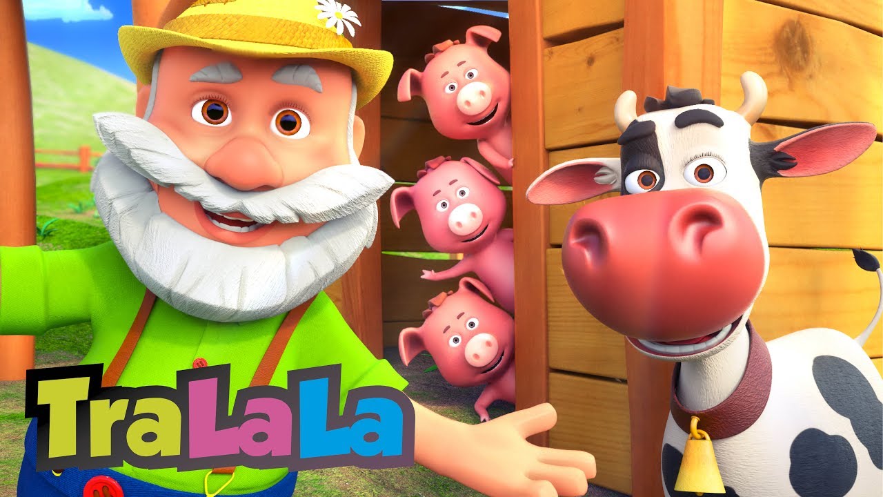 Bunicul meu o fermă avea (Old MacDonald Had a Farm &icirc;n rom&acirc;nă) | TraLaLa
