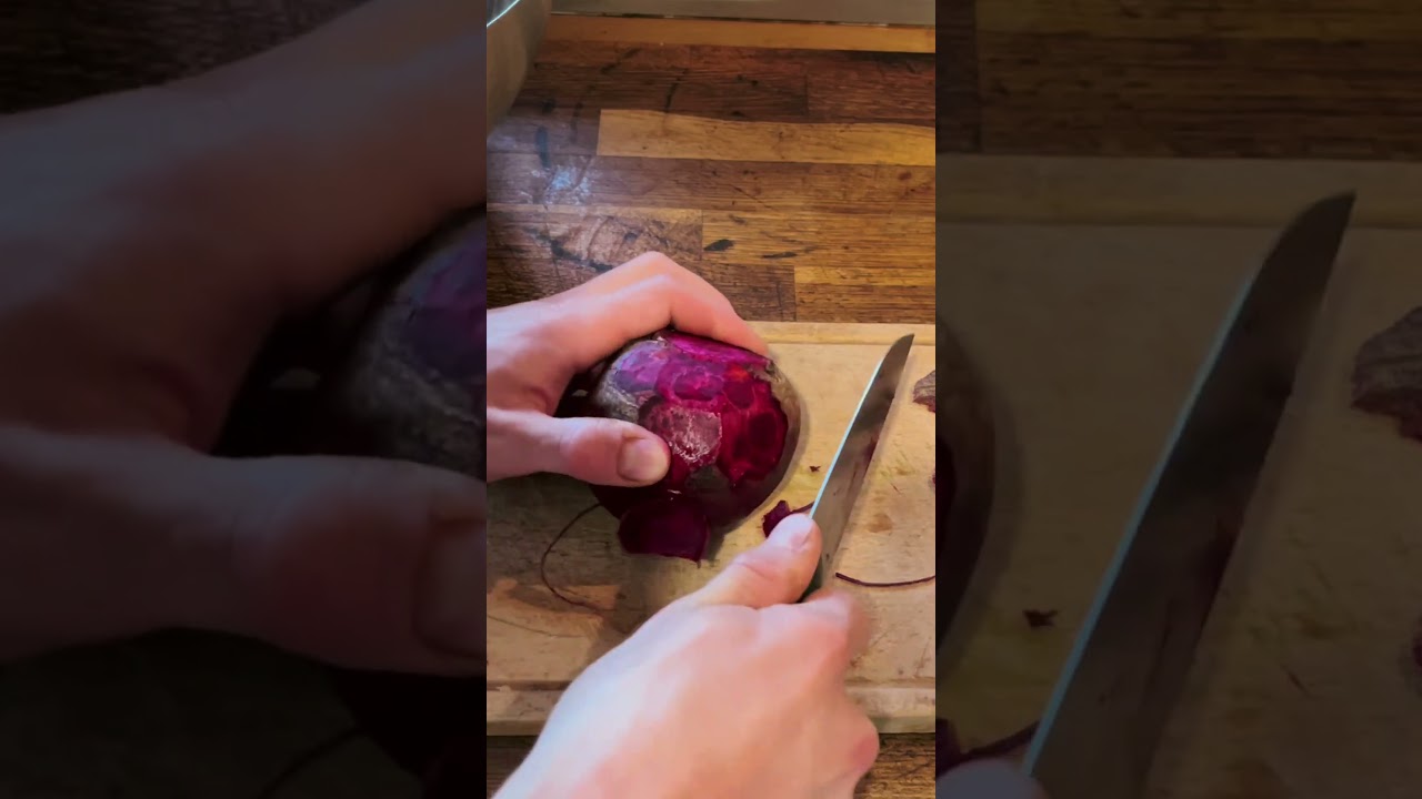 Harvesting and Juicing Beets