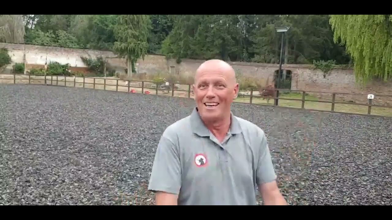 Calm yourself when riding out, & your horse will calm, yes? Or is that just looking after yourself?