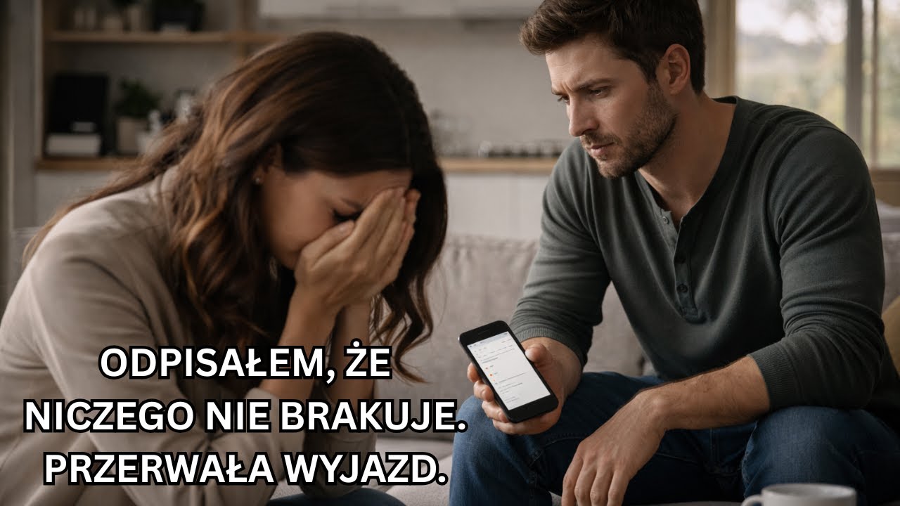Żona napisała z wyj.: „Samotny?” Odpisałem: „Nic mi nie brakuje”. To co wysłałem zakończyło wyjazd!!