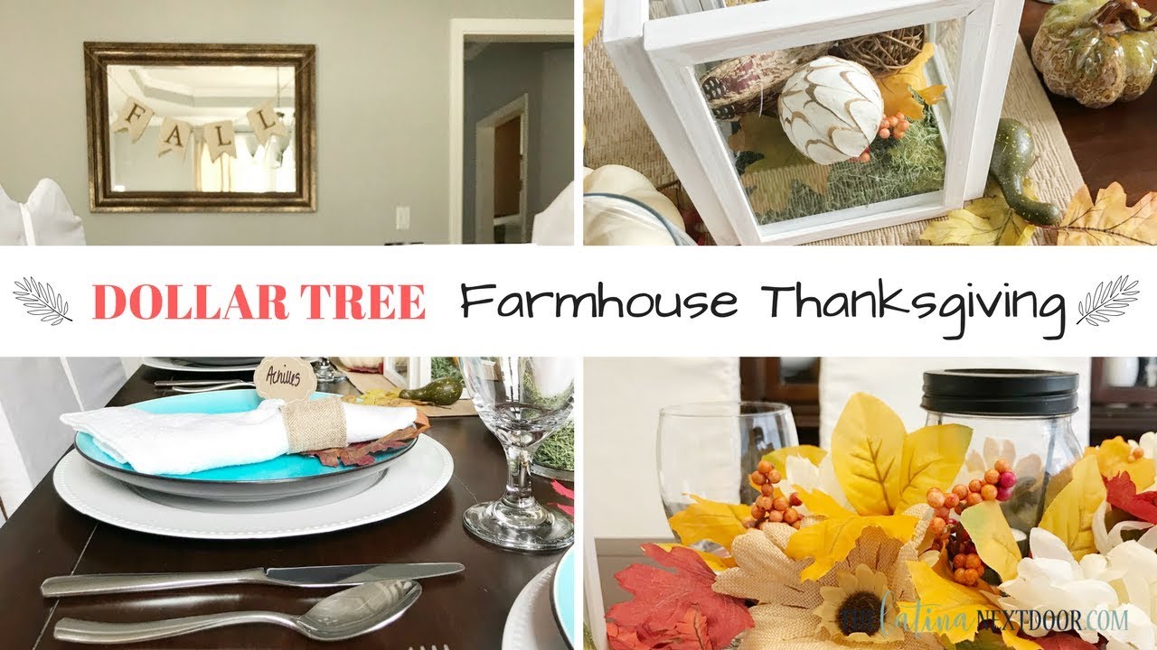 Dollar Tree Farmhouse Thanksgiving
