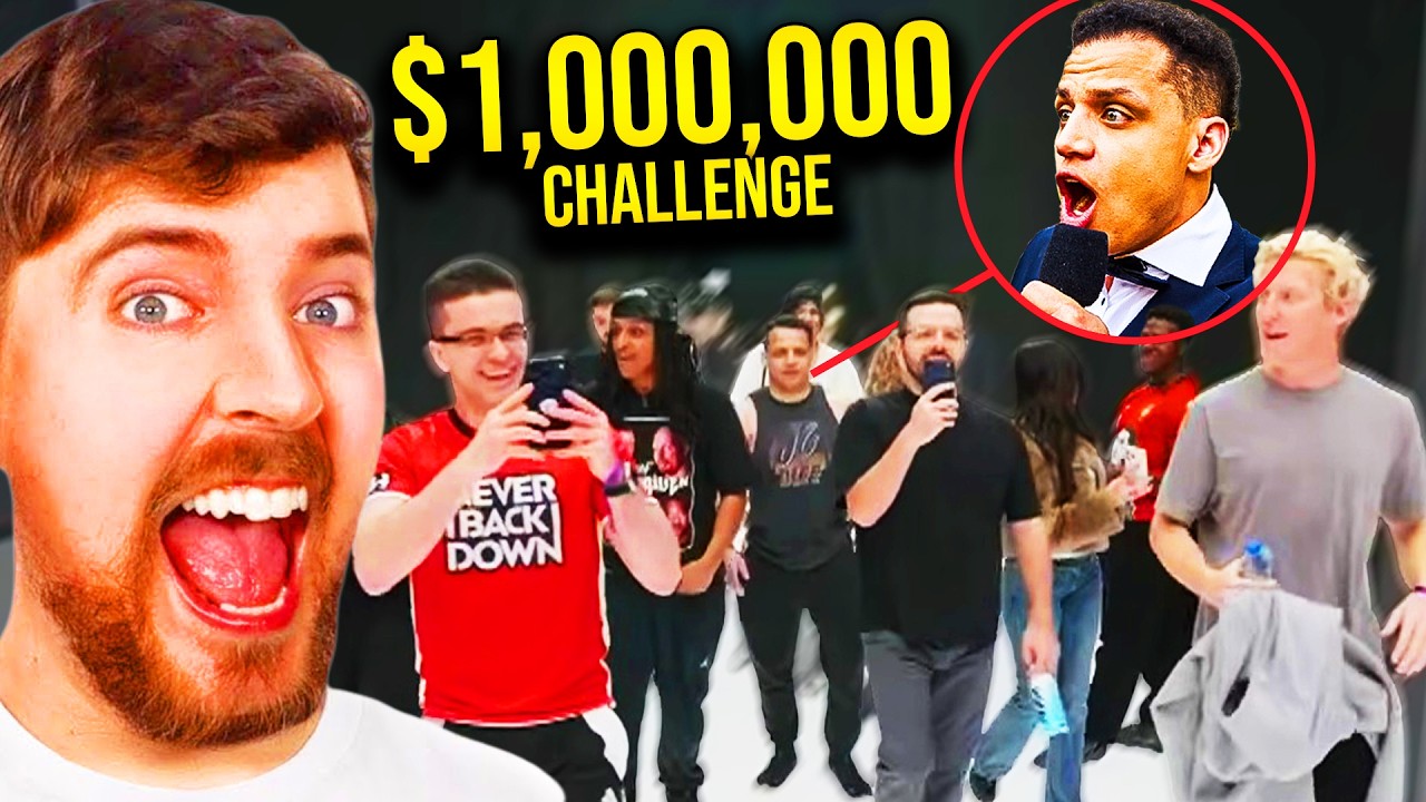 I WENT TO MRBEAST'S $1,000,000 STREAMER CHALLENGE