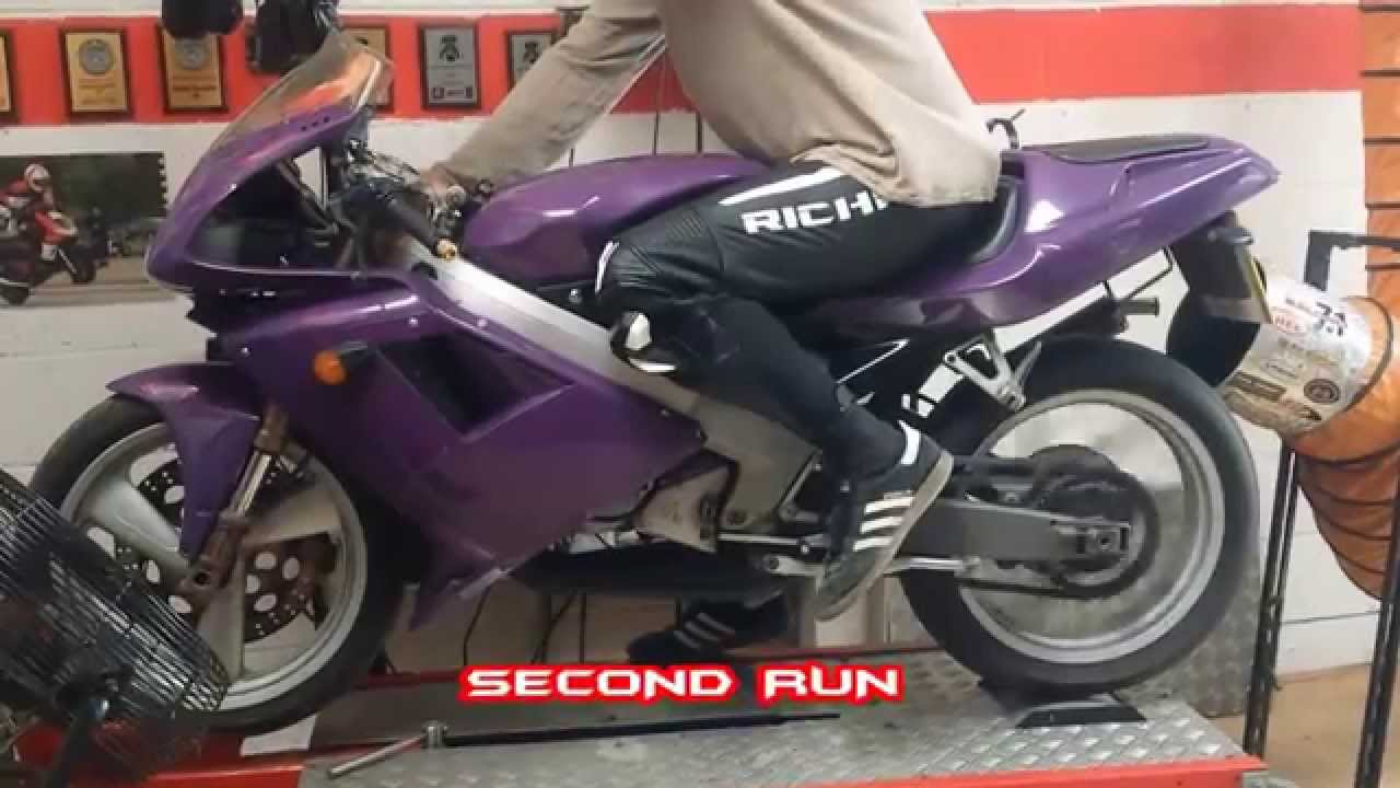 Cagiva Mito 125 on the dyno