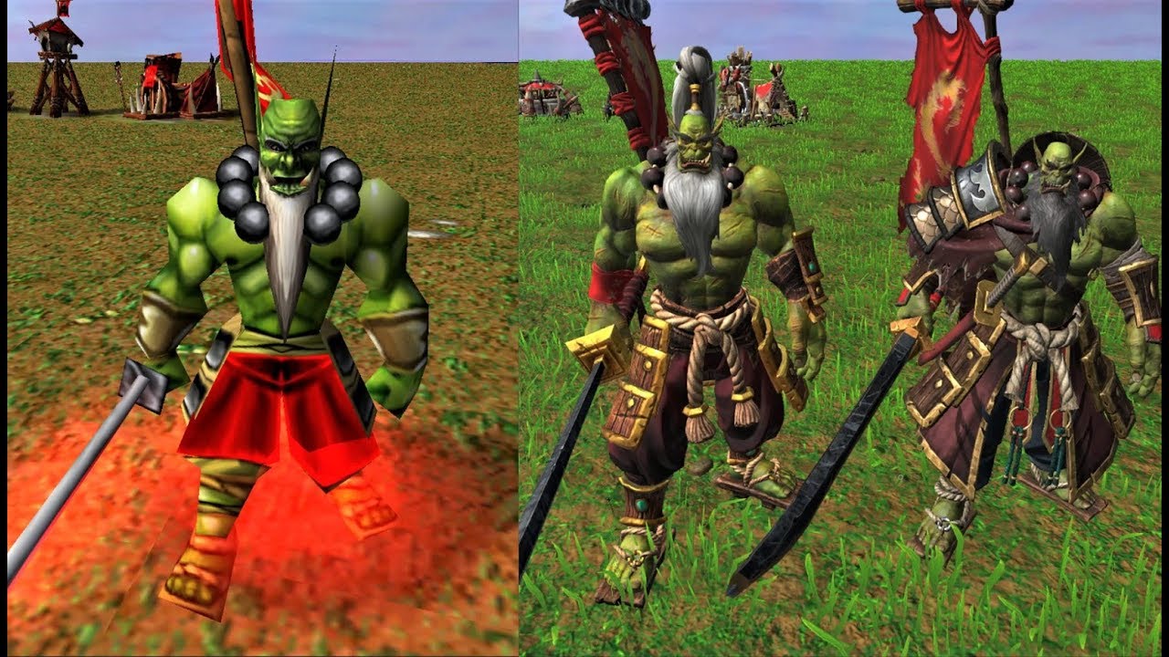 Warcraft III Reforged: Orc Units Comparison (2002 VS 2020)