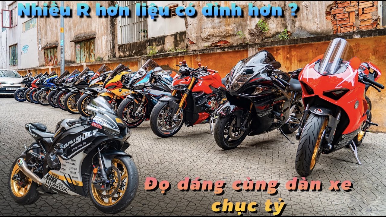 Chiêm ngưỡng dàn xe chục tỷ của hội PKL SÀI GÒN - Review Honda CBR1000RR_R