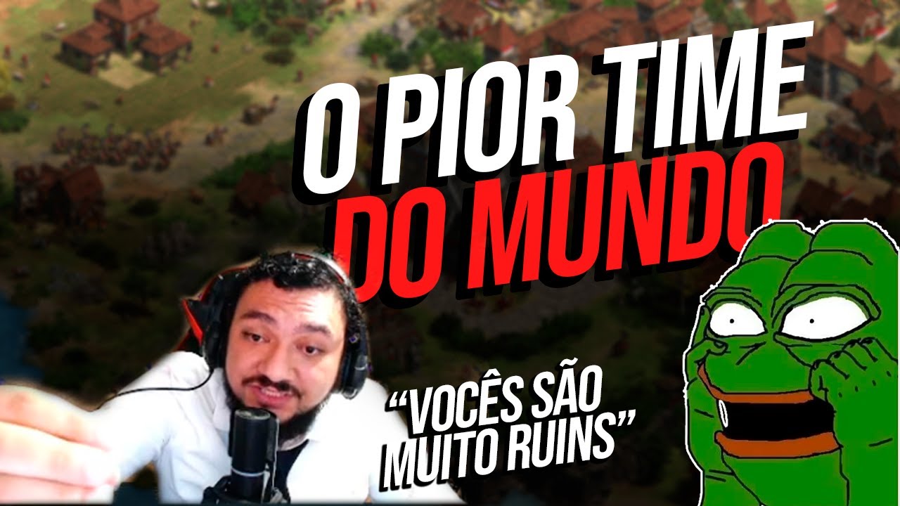 É IMPOSSÍVEL jogar com esse time | AGE OF EMPIRES 2