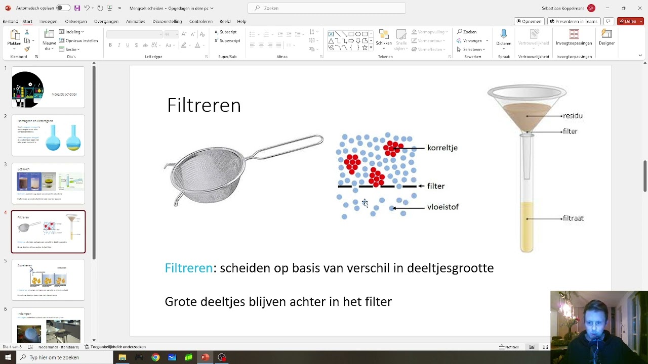 3e klas scheikunde: Mengsels scheiden