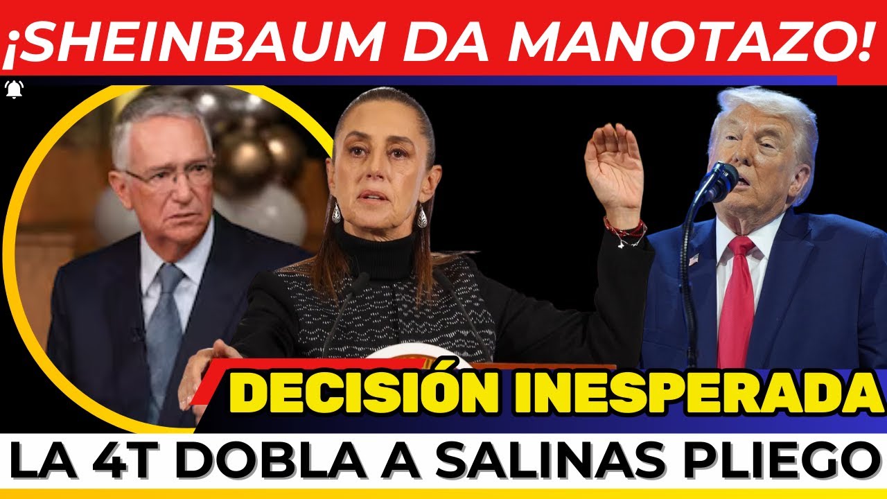&iexcl;MANOTAZO DE SHEINBAUM! Salinas Pliego SE DOBLA. NIEGAN EXTRADICI&Oacute;N a M&eacute;xico. TRUMP