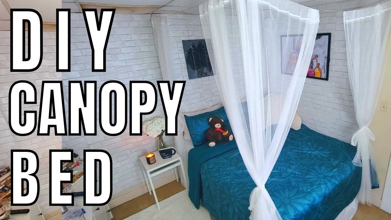 DIY Bed Canopy for UNDER $40| Bedroom Makeover| ft. Helix Sleep