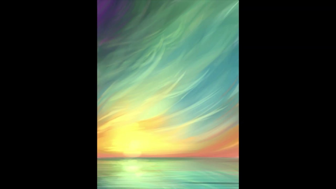Vibrant Sunset - Speed Paint