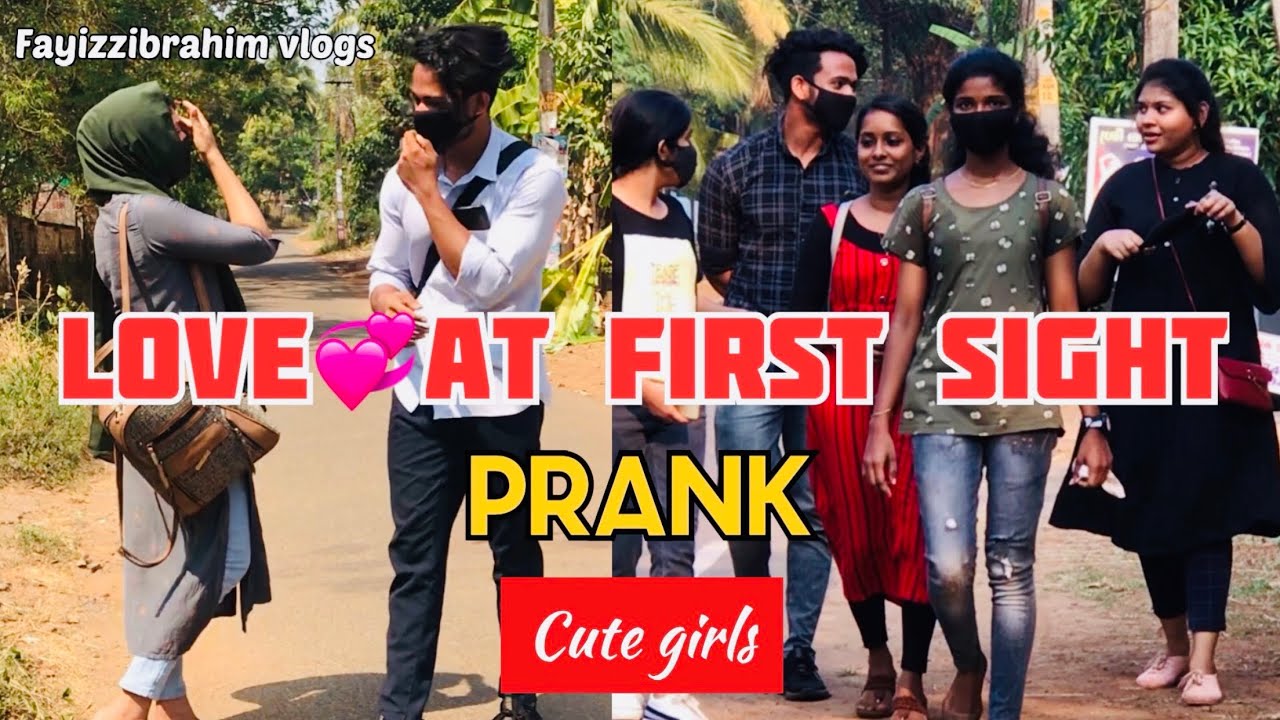 “Love at first sight”prank on cute girls💥|fayizzibrahim