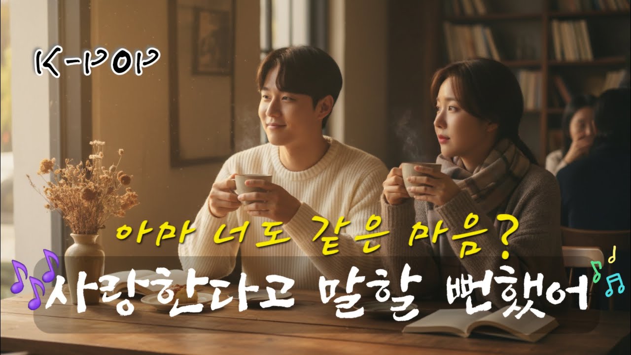 사랑 한다고 말할뻔했어 Music way 4집 6트랙곡 #케이팝 #발라드
