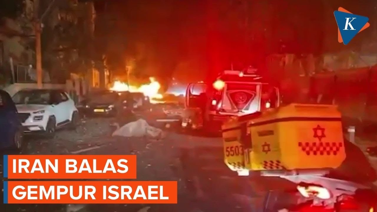 Timur Tengah Memanas! Sirene Meraung di Tel Aviv, Ada Suara Ledakan dan Kobaran Api