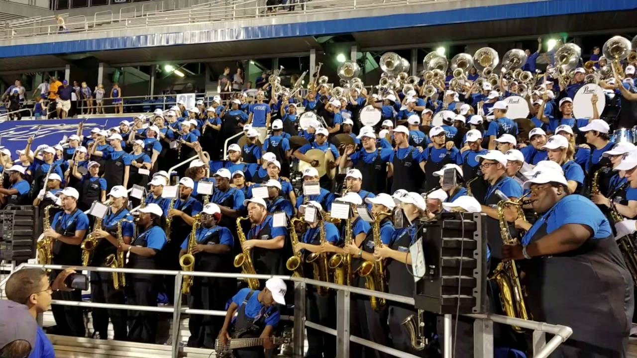 MTSU Band of Blue Aftergame performance on 09/03/16