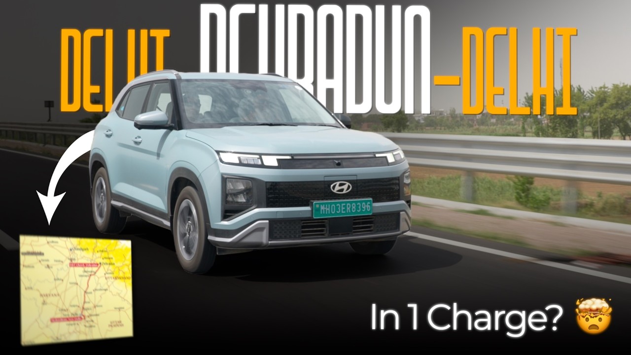 Delhi Dehradun Expressway In An EV! Hyundai Creta Electric Real World Range Test