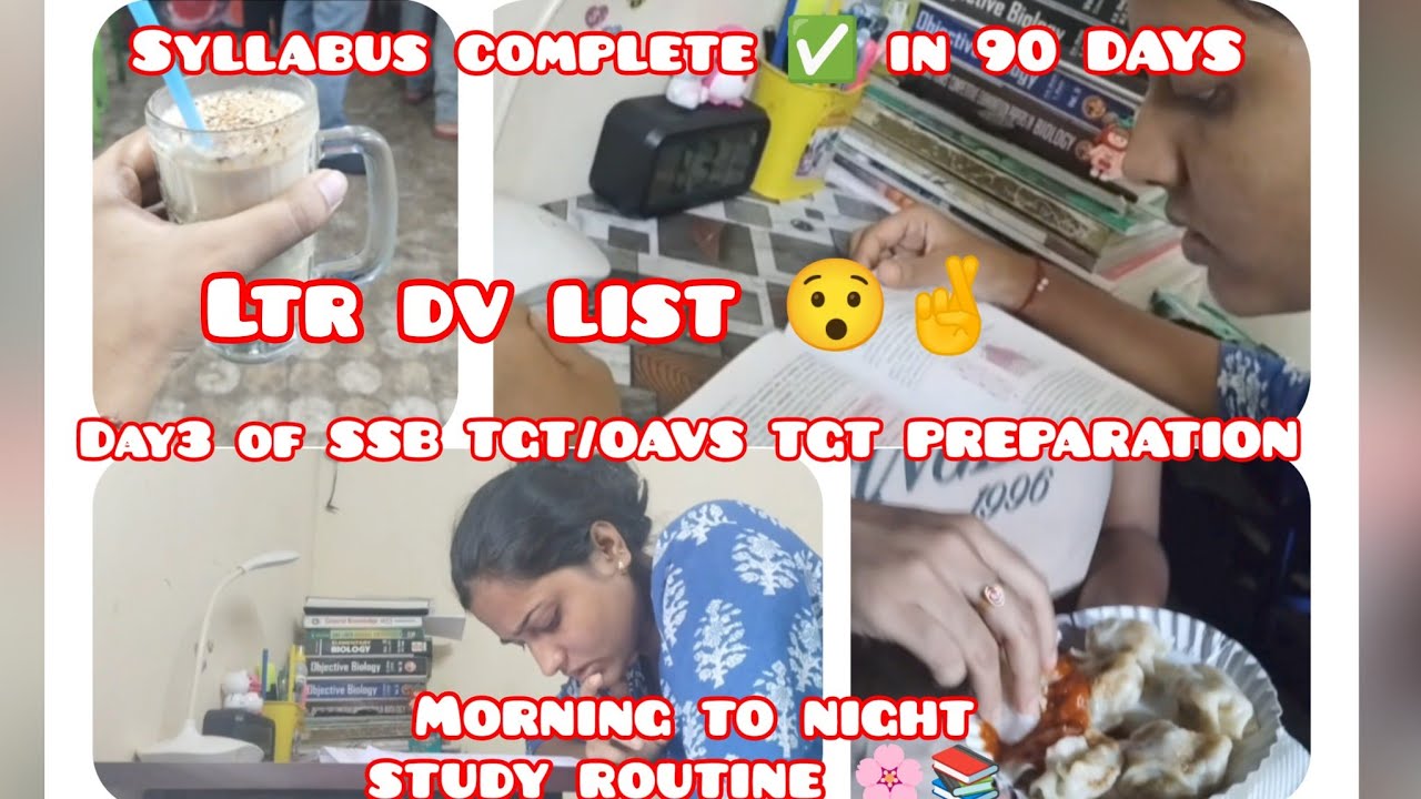 DAY 3 of ssb tgt/ oavs tgt preparation 📚📖/ Ltr dv list /syllabus complete ✅/ossc/