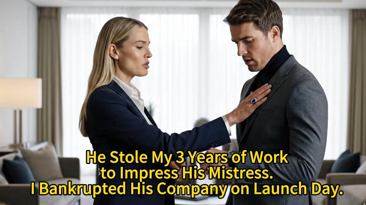 He Stole My 3 Years of Work to Impress His Mistress. I Bankrupted His Company on Launch Day.
