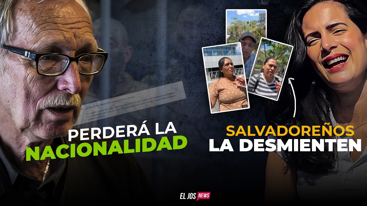 PAOLO LUERS se queda sin NACIONALIDAD y SALVADOREÑOS se lo dicen a CLAUDIA ORTIZ ¡MENTIROSA!