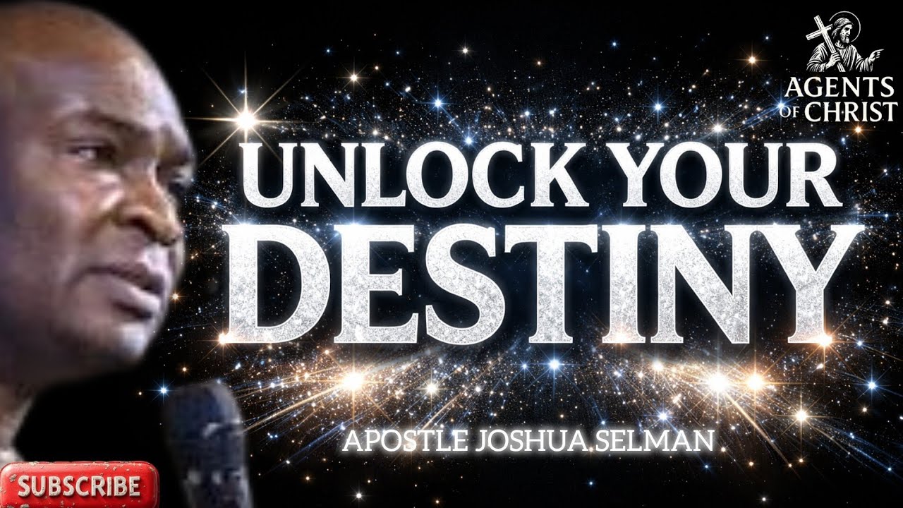 THE FASTEST WAY TO PROGRESS IS BY UNLOCKING YOUR DESTINY -APOSTLE JOSHUA SELMAN 