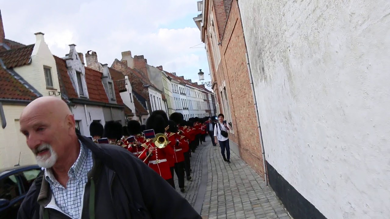1st Regiment Grenadier Guards in Bruges Belgium September 7 2019