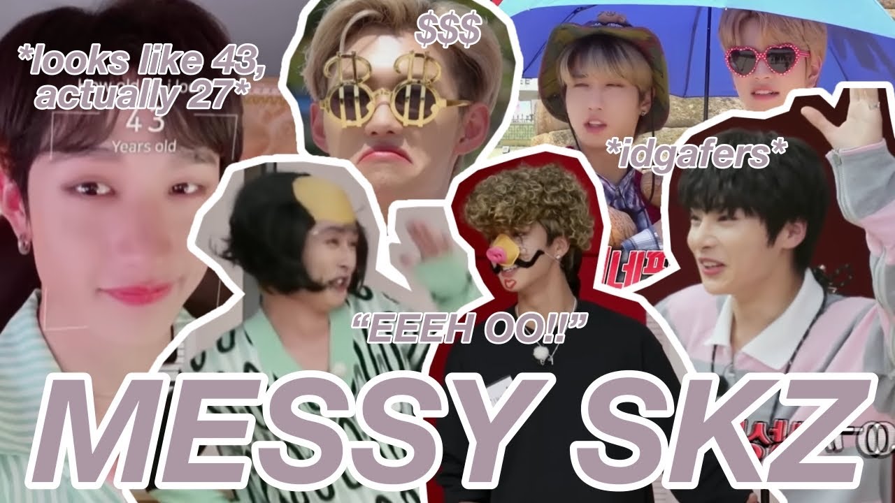 stray kids being a mess in finding skz god edition