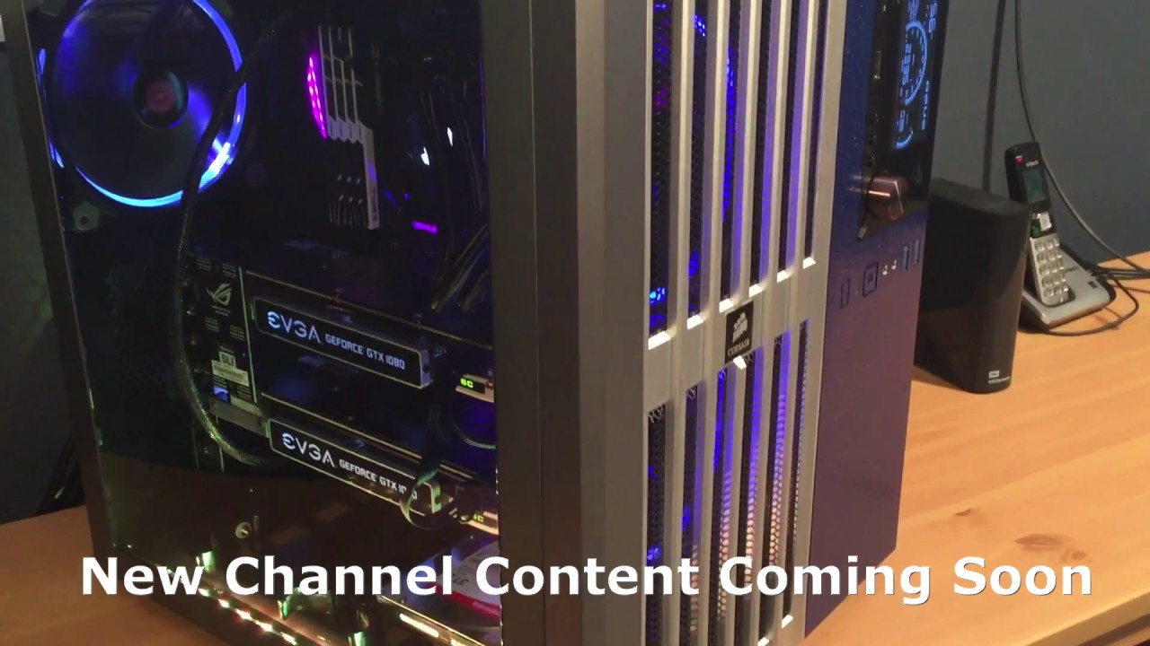 Custom Painted Corsair Carbide Series Air 540 Broadwell-E 6900K Build