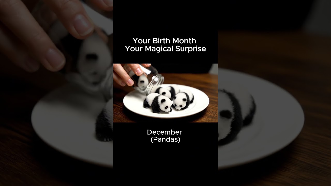 Your Birth Month = Your Cute Surprise 🐾✨ #BirthMonth #CuteAnimals #Shorts #Surprise #ForYou
