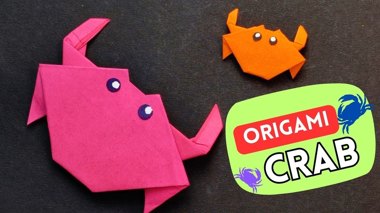 Paper Craft Crab | Easy Paper Craft for Beginners | Origami Crab | DIY Paper Craft