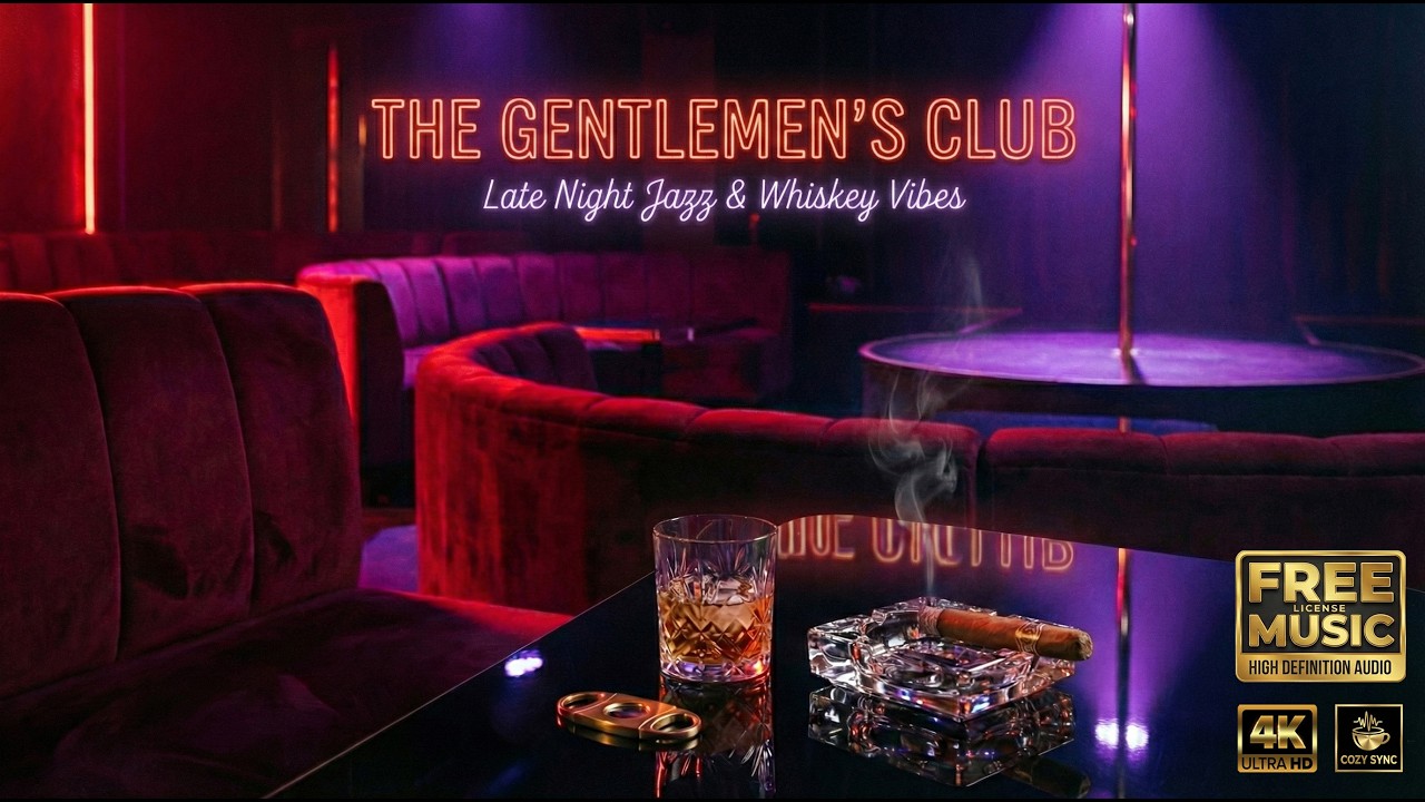 The Gentlemen's Club🔥: Late Night Jazz & Whiskey Vibes