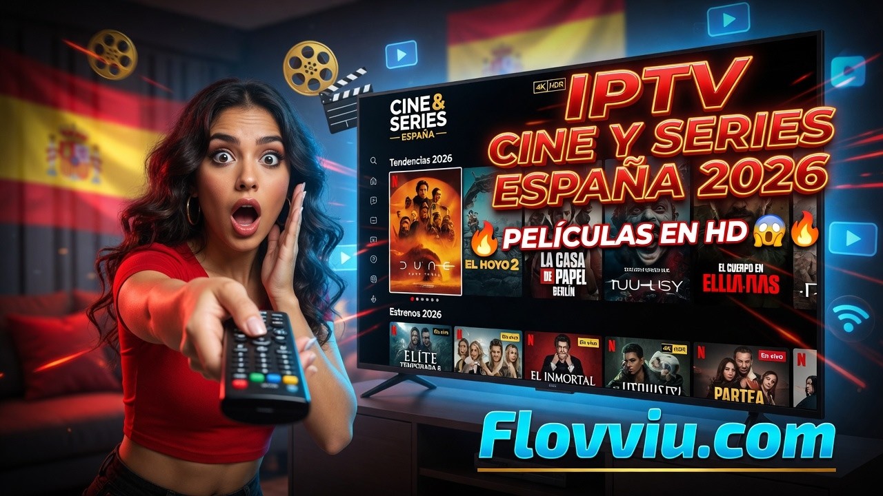 💥 IPTV Cine y Series Espa&ntilde;a 2026: Ver Pel&iacute;culas en HD y 4K SIN CORTES 😱