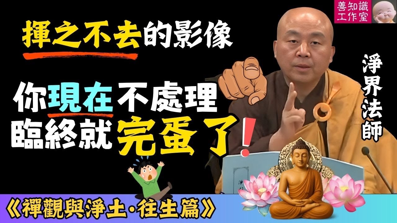 揮之不去的影像：你現在不處理，臨終就完蛋了！| 感應道交 | 往生念想 | 念佛感應 | 淨界法師 |  禪觀與淨土 (往生篇 05) #佛教 #佛法 #阿彌陀佛 #正能量