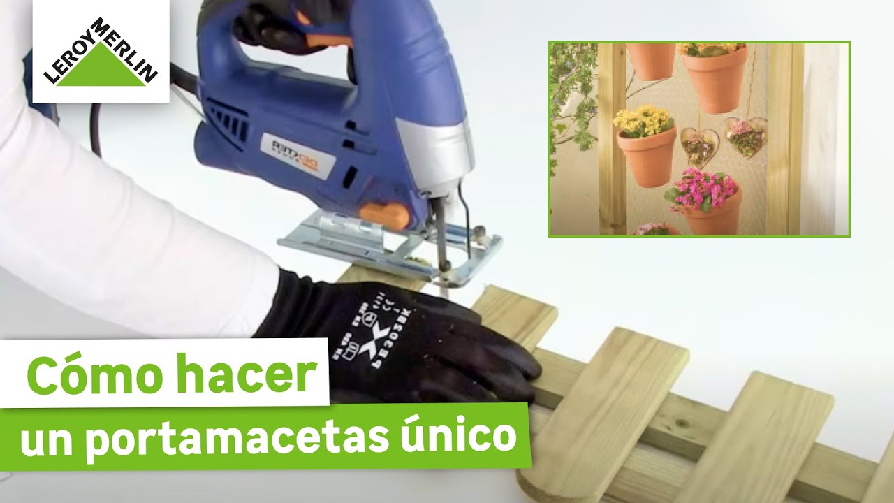 Cómo montar un portamacetas vertical | LEROY MERLIN