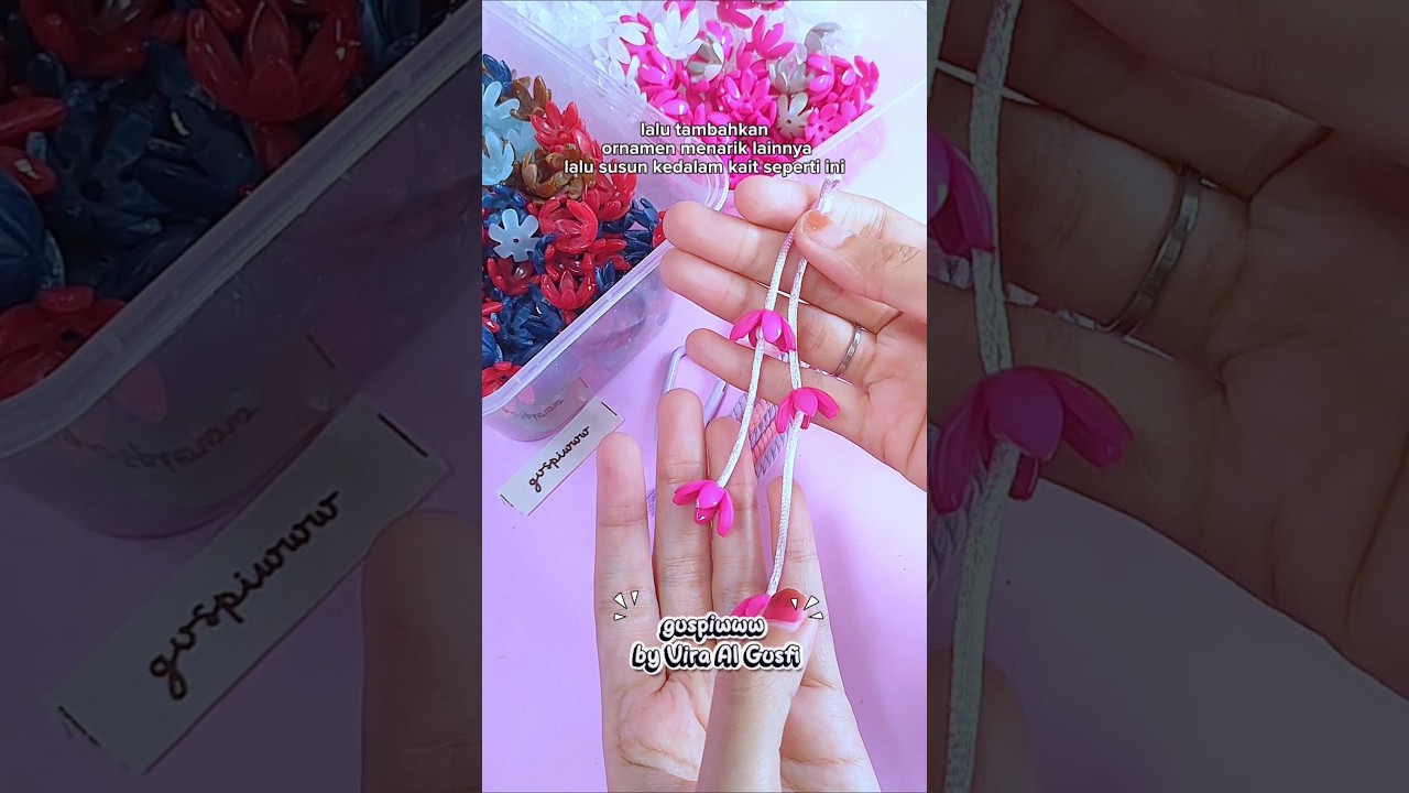 Tutorial Cara Membuat Gantungan Tas Gantungan Kunci Viral Macrame ✨ DIY 