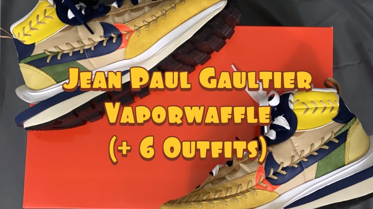 Jean Paul Gaultier: THIS IS HOW YOU DO A TRIPLE COLLABORATION (JPGxNikexSacai Vaporwaffle Review)