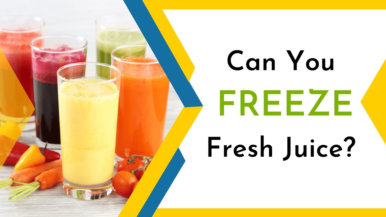 can you freeze fresh juice? Here's 3 tips for juicing storage!