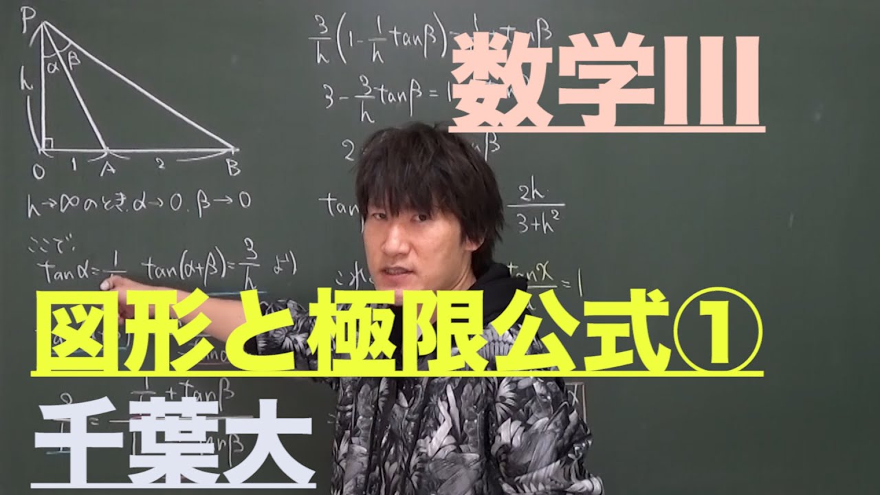 極限の計算・極限の応用３：図形と極限公式①《千葉大》