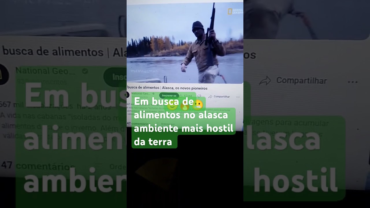 Como eles buscam alimenta&ccedil;&atilde;o no Alasca #historiass #curiosidades #perigo #selvagem #alasca