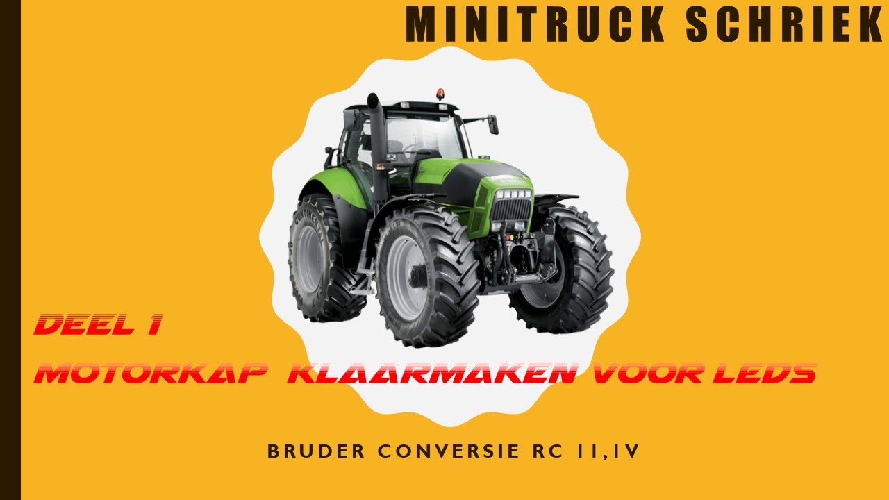 Take apart plastic Bruder Toy | 1 | Demonteer de Bruder tractor | Rc Conversion Bruder Tractor