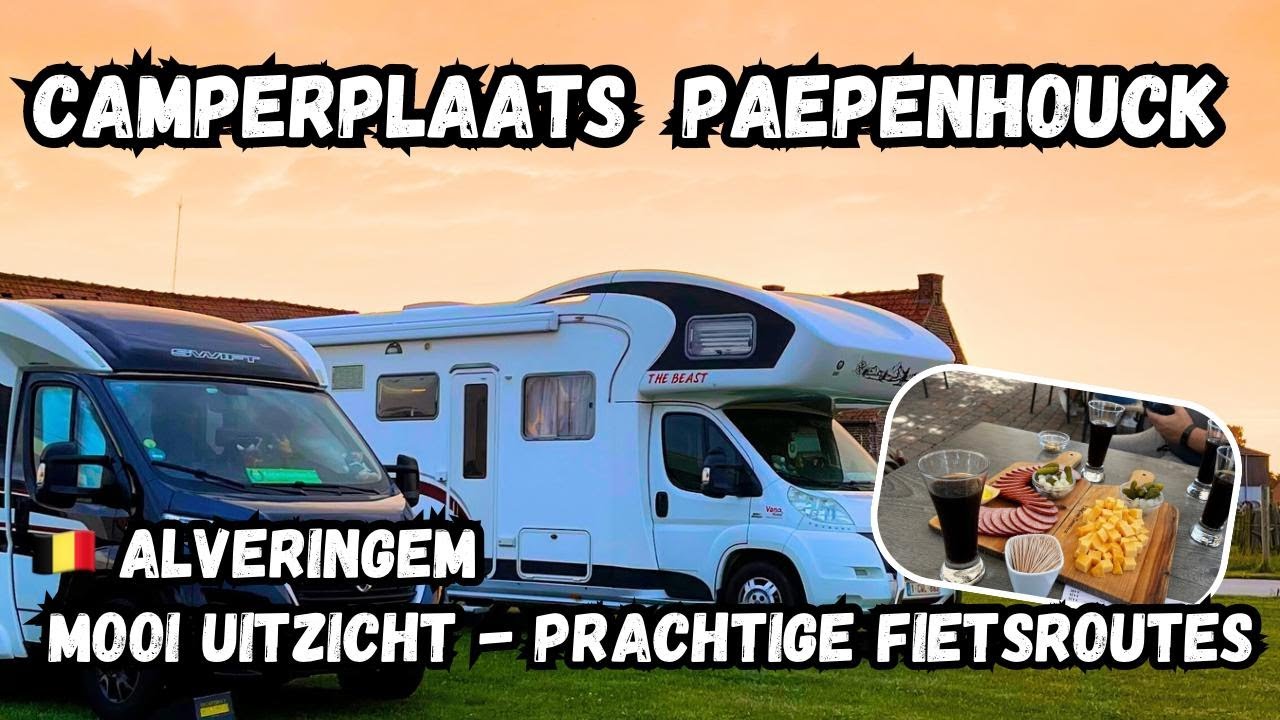 Camperplaats Paepenhouck, gelegen in de Westhoek op een zucht van ' t Hof van Commerce.#vlog23