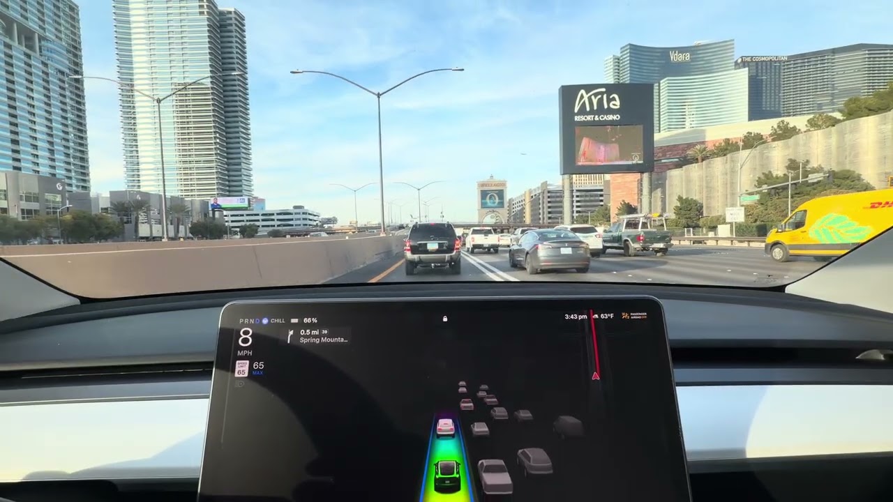 2023 Tesla Model Y - Las Vegas Afternoon Drive - January 20, 2026