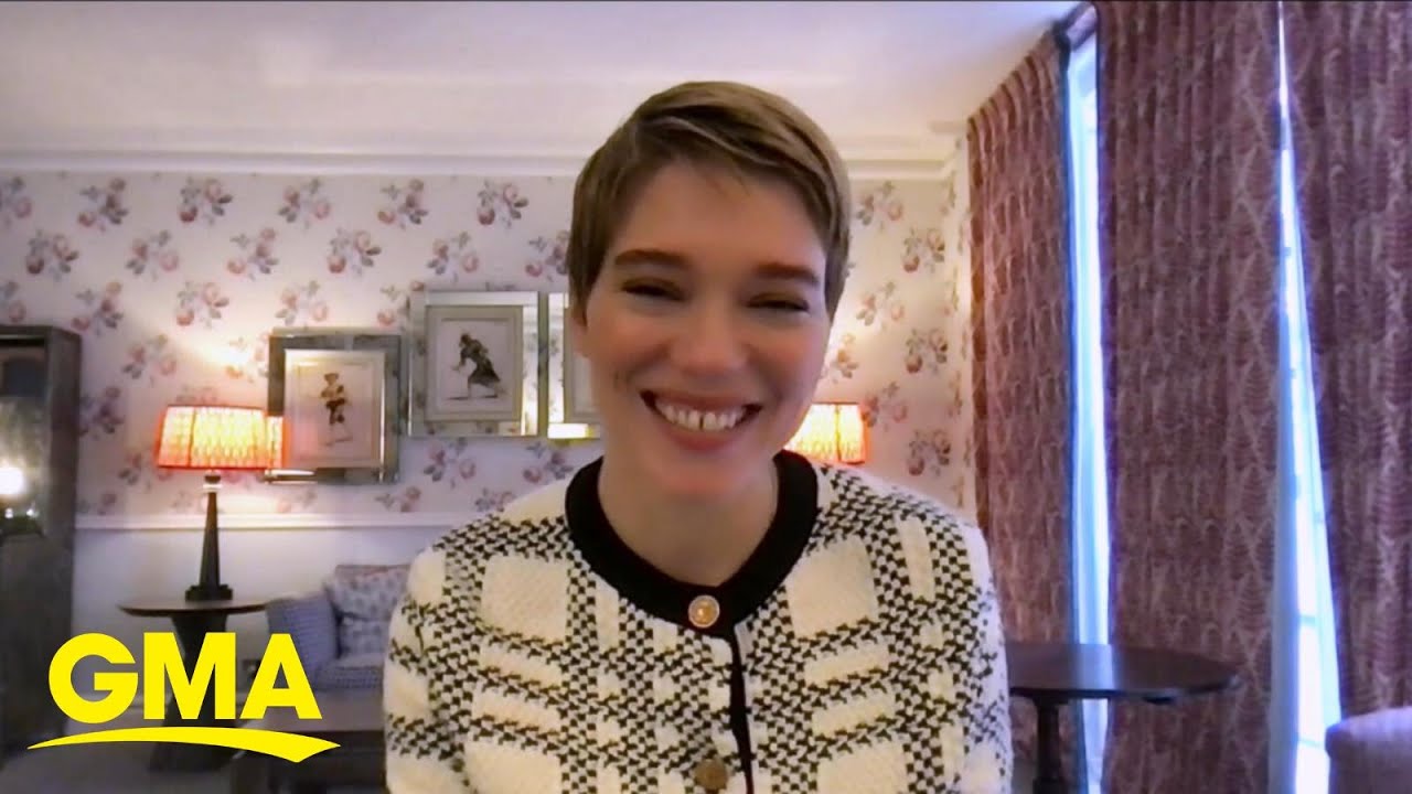 Léa Seydoux talks about new James Bond film, ‘No Time to Die’ l GMA