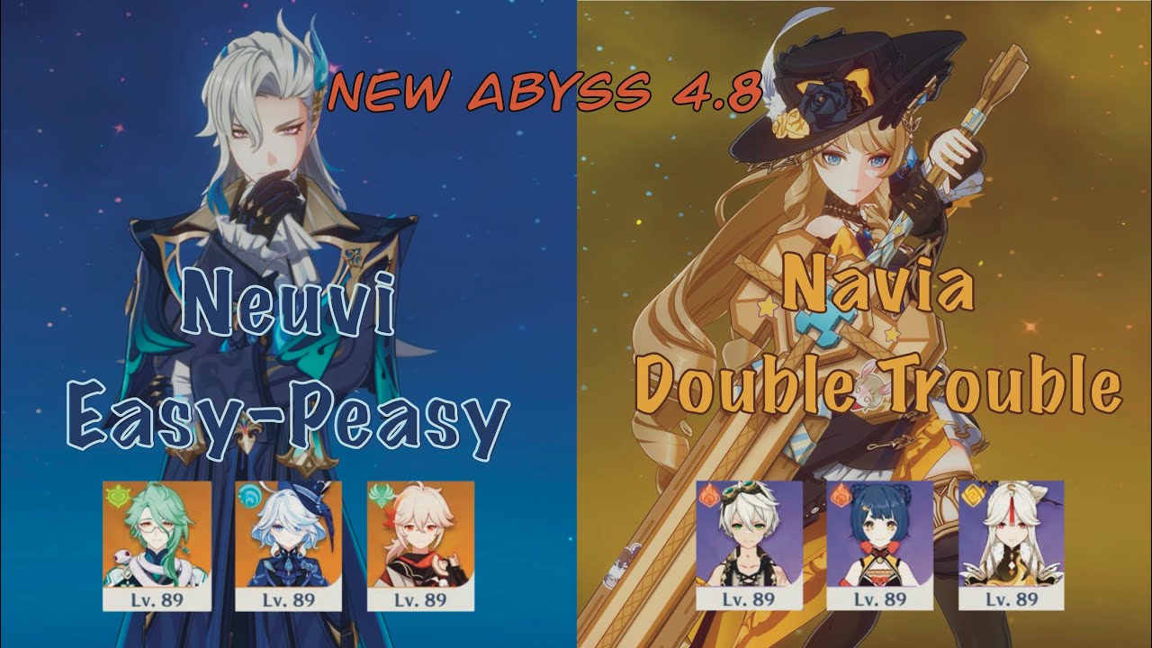 Neuvi Easy-Peasy & Navia Double Trouble | NEW Spiral Abyss 4.8