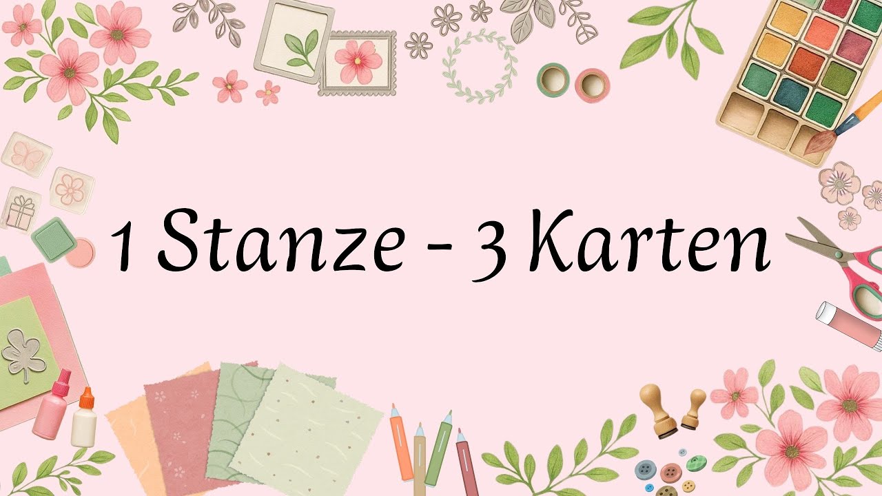 1 Stanze - 3 Karten! Du wirst diese Technik lieben // Schmetterlinge mit WOW-Effekt