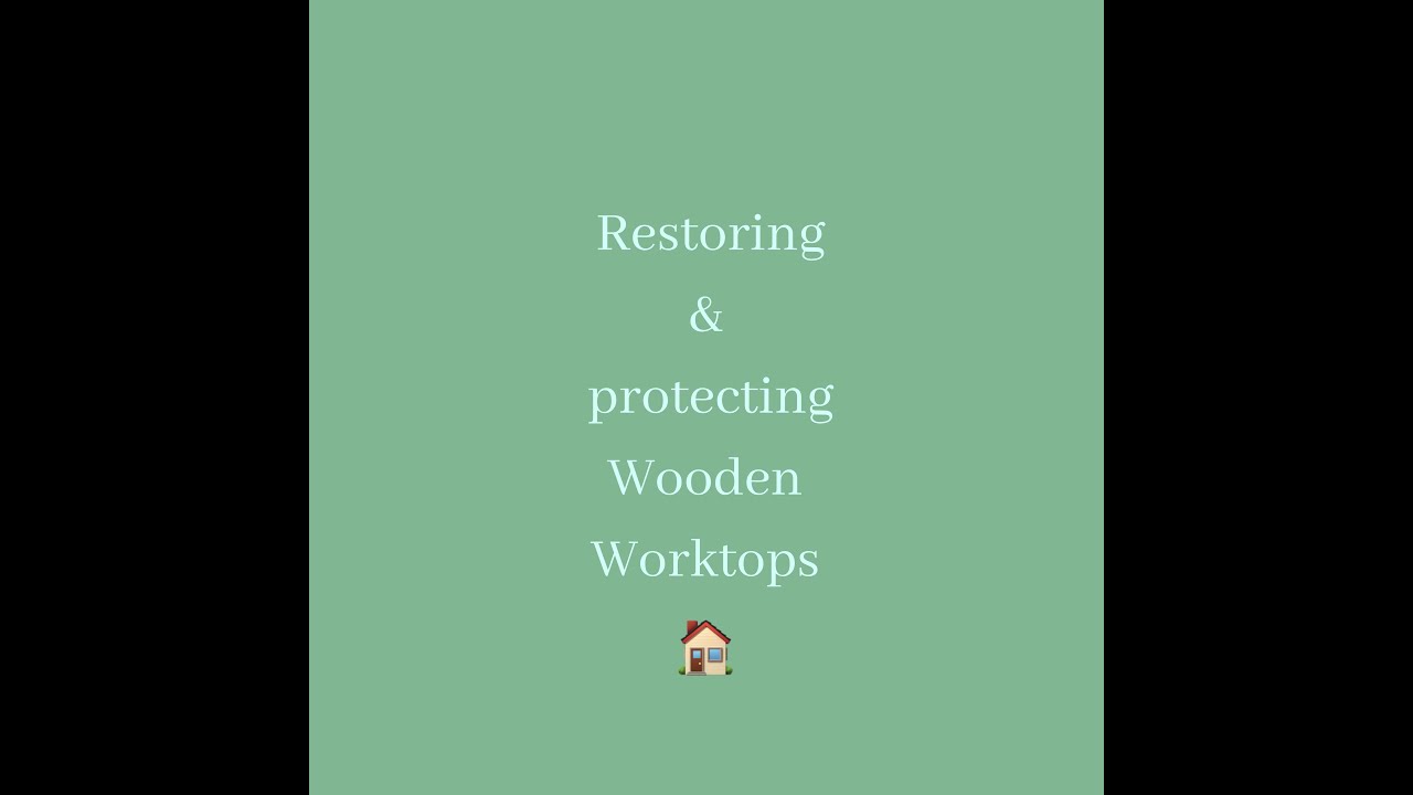 {Ad} Restoring and protecting wooden worktops with Fiddes Hard Wax Oil