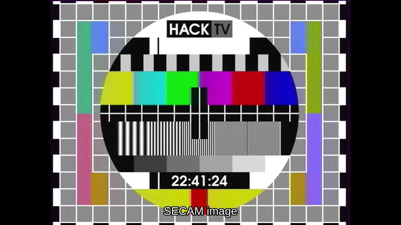 Comparison between PAL, SECAM and NTSC with hacktv and August vgb100