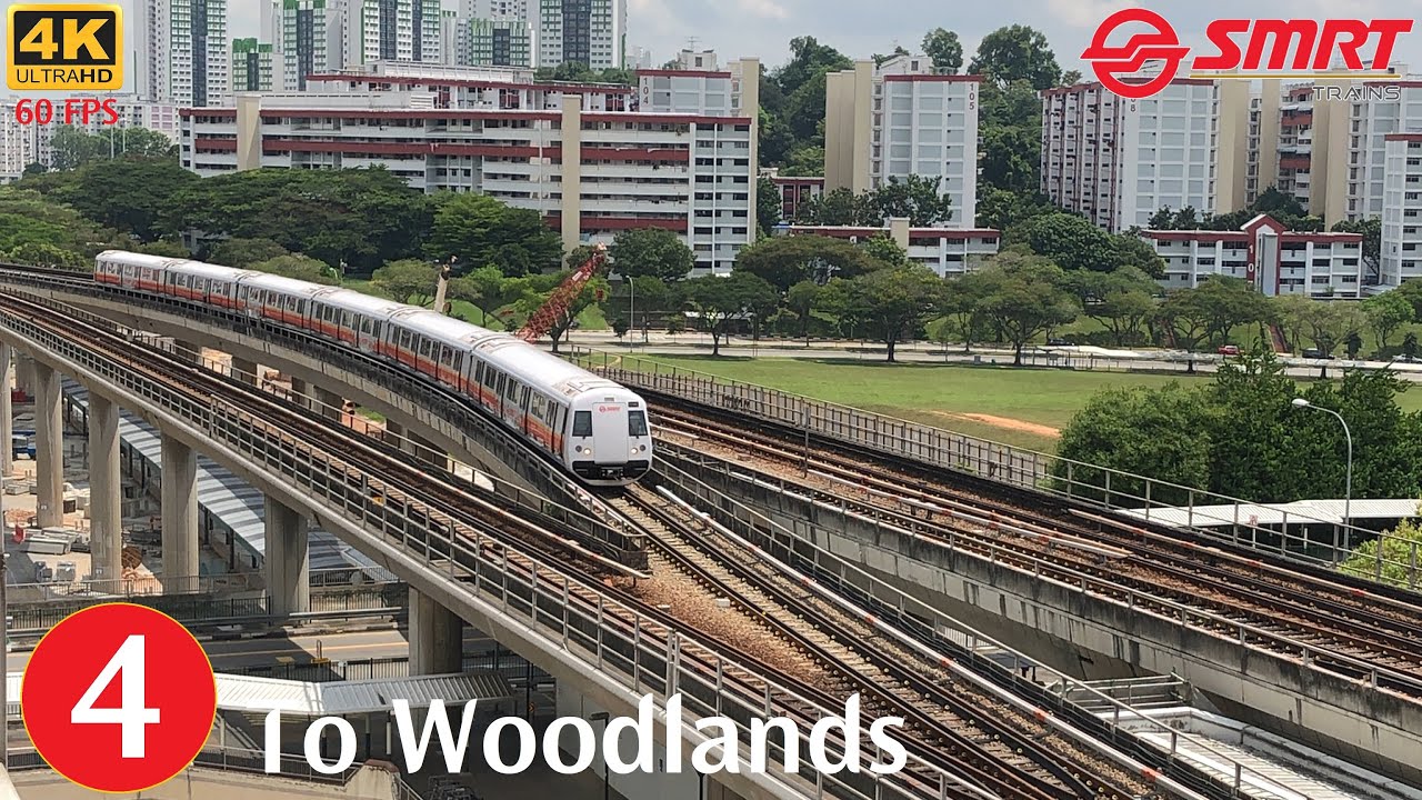 ⁴ᴷ⁶⁰ SMRT Trains: (4) to Woodlands