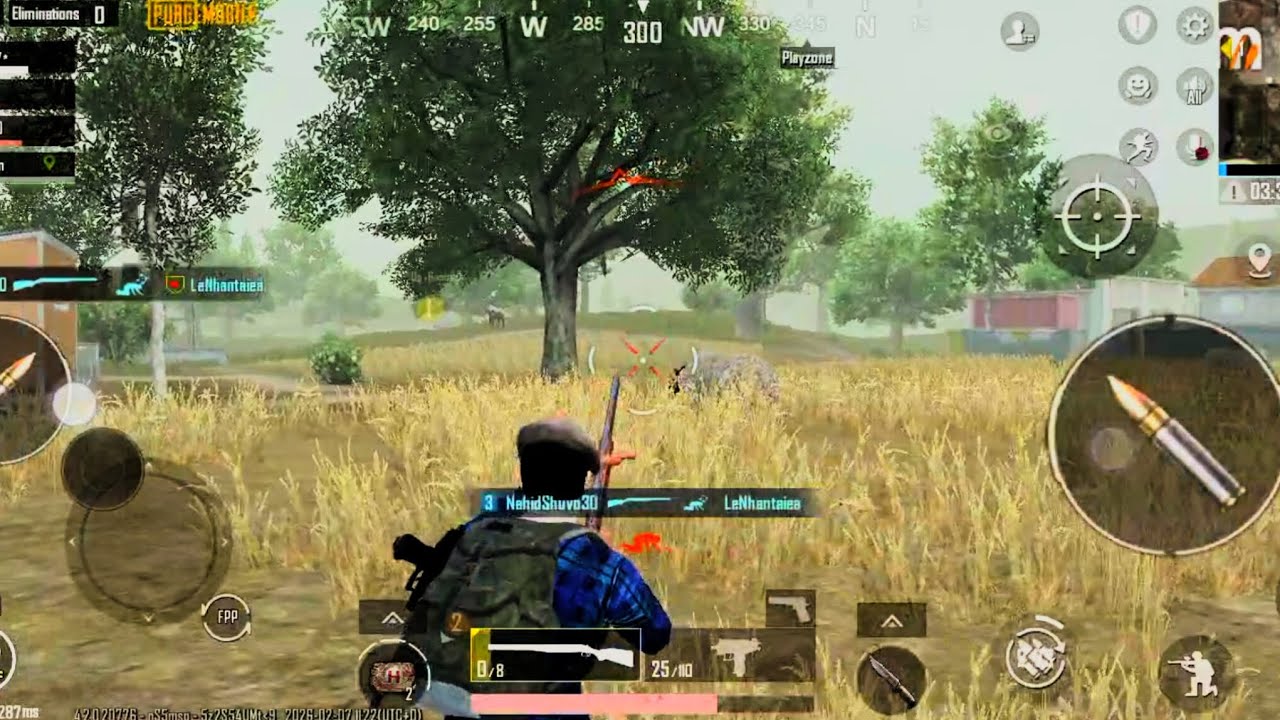 pubg mobile gameplay। guru bhai tha bad gamer 